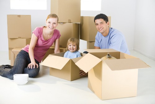 Moving truck ready for relocation in Guildford