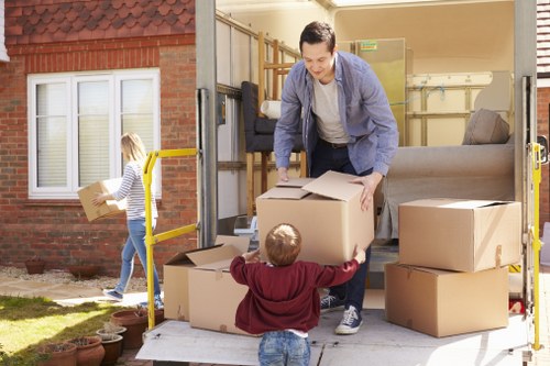 Removal van in Guildford ready for a home move