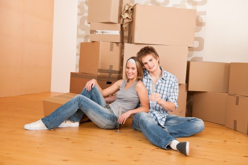 Man and van service helping with a residential move in Guildford