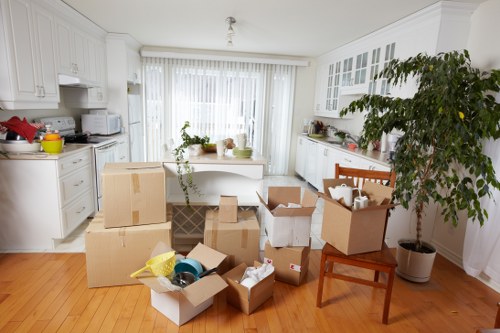 Removal vehicle and furniture handling during house removals in Guildford