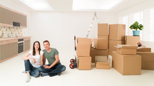 Man with a van in Guildford loading household items