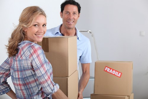 Guildford furniture removal team handling sofas and chairs