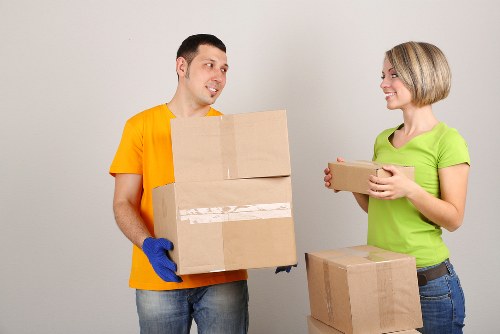 Moving day with house removalists in Guildford at a residential property