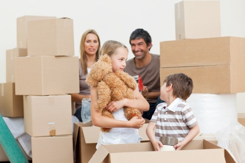A smooth moving day scene for a Guildford home relocation